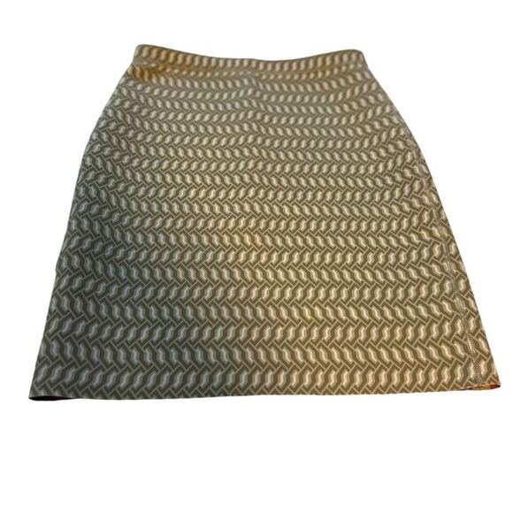 J. McLAUGHLIN Halle Palmer Floral Geo Reversible Skirt Size Small - Picture 5 of 8